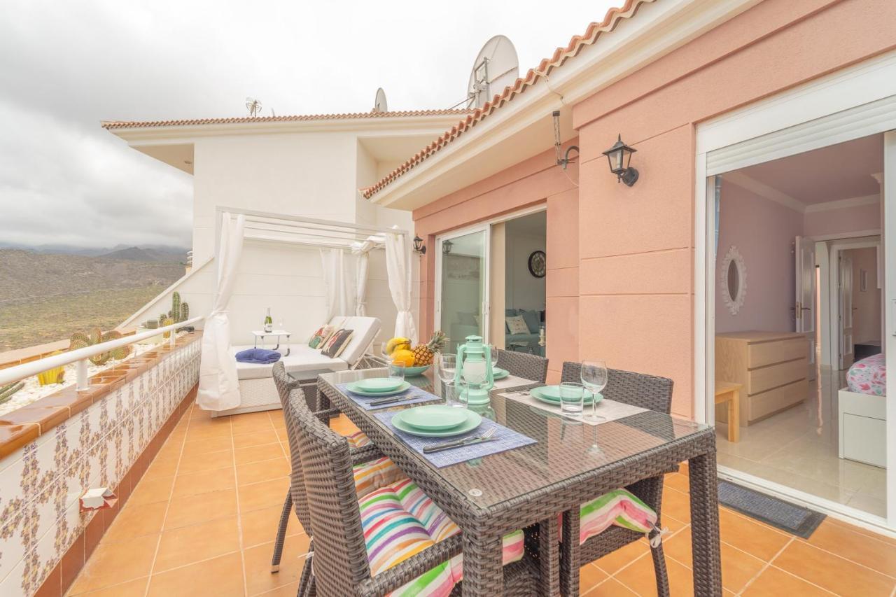 Ferienwohnung Luxury Penthouse 105M2,Bali Bed,Heated Pool,Sunset Costa Adeje  Exterior foto